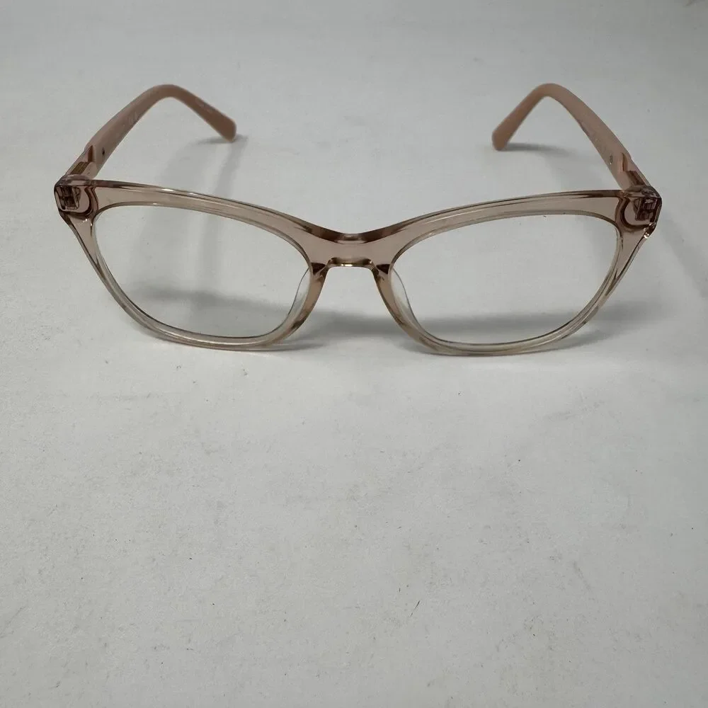 Nine West Women's Eyeglasses Pink Frames Only NW5204 277 & White Case 52-17-135